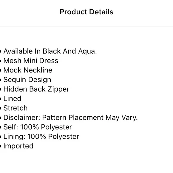 AQUA Sequin Mesh Mini Dress S 👗😍🔥 - Picture 4 of 4